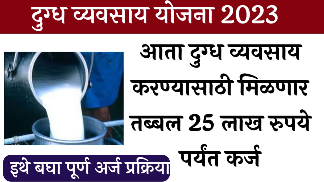 Nabard Dairy Loan Scheme आता दुग्ध व्यवसाय करण्यासाठी मिळणार तब्बल 25 लाख रुपये पर्यंत कर्ज
